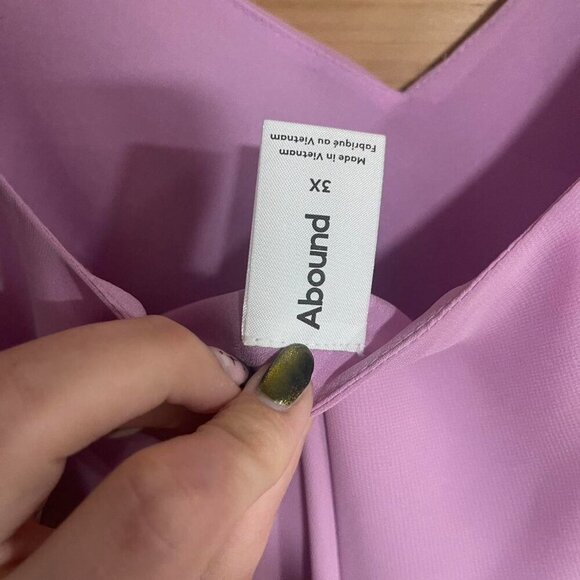 Purple Ruffled Tank Top Feminine - Picture 6 of 6